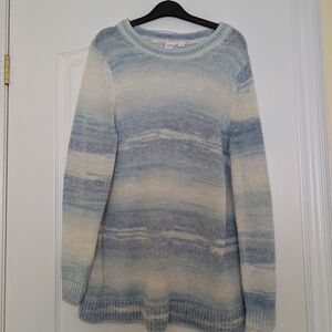 GAP Gradient Blue and Cream Sweater Large